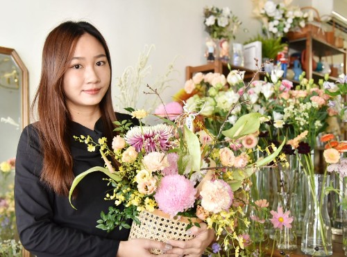 即時新聞_勞動部創業貸款助攻 8年級女生創業玩花藝